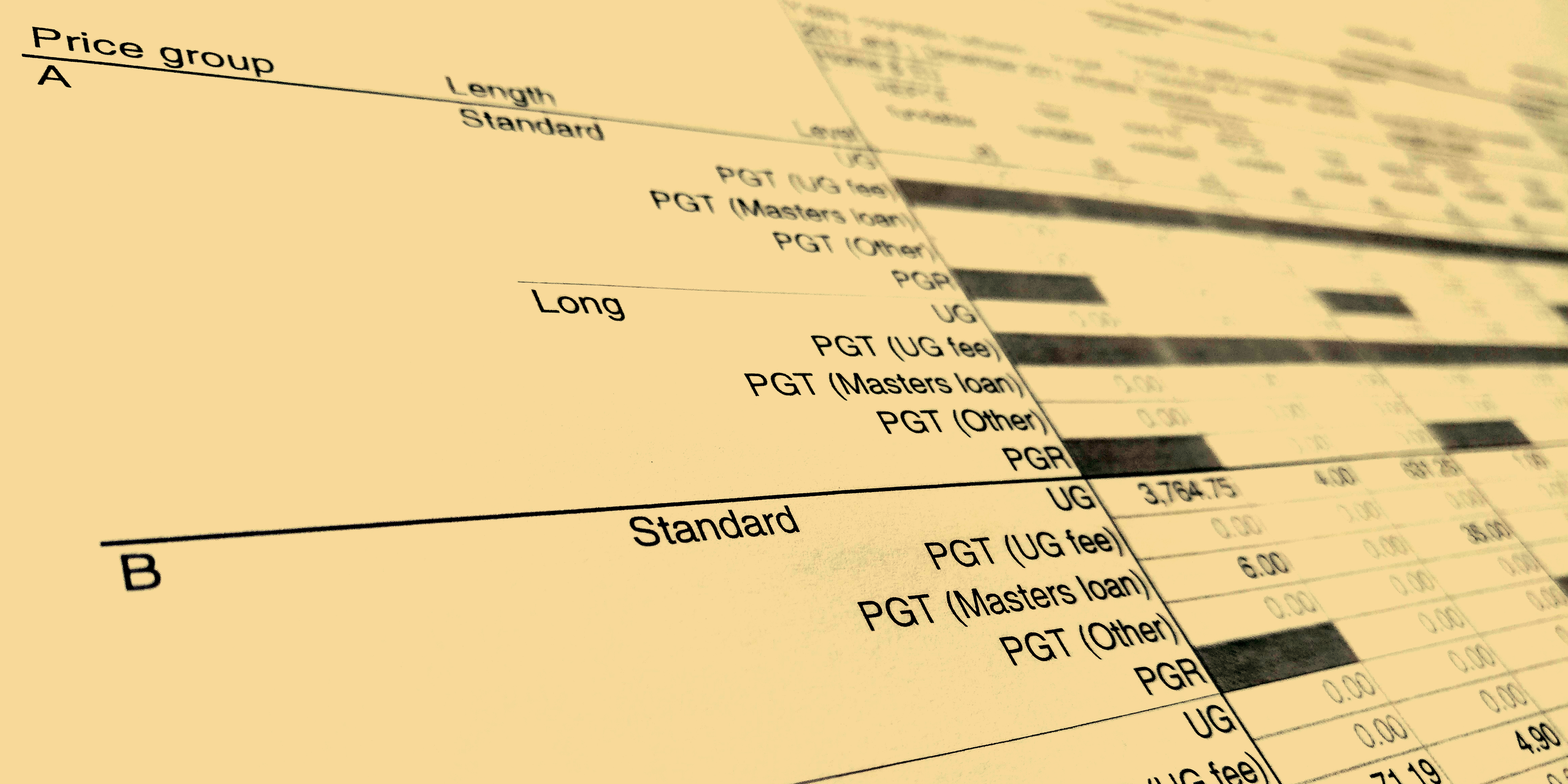 Spreadsheet illustration.