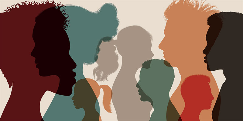 Illustration of different silhouettes