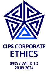 CIPS corporate ethics mark - valid until 20 September 2024